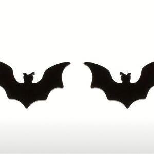 Black Bat stainless steel stud Earrings
